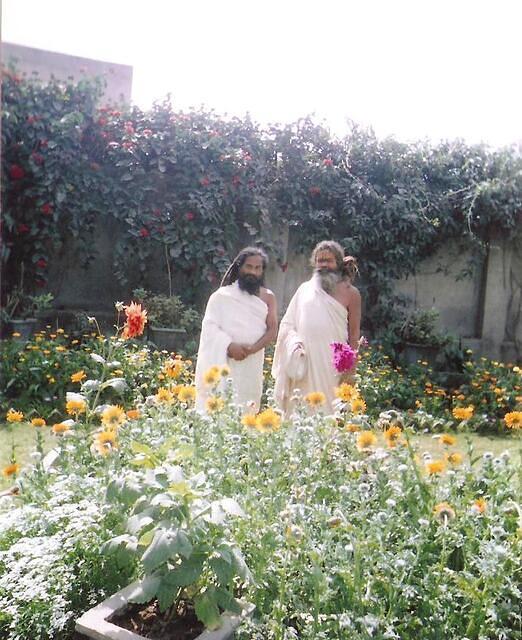 Binod Baba with his associate