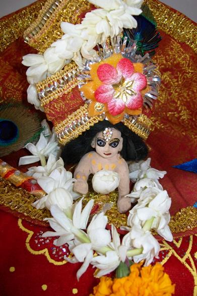 Neelu with mogra in vantage position )