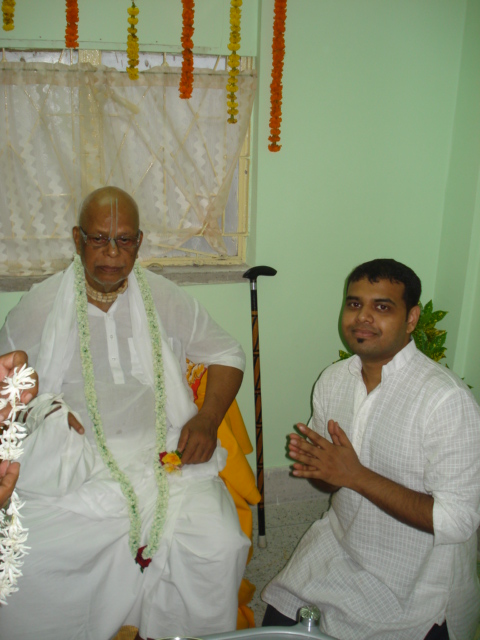 Shontu with Baba