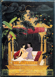 Love-making in a nibhrita-nikunja