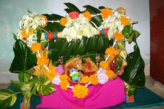 Neelu's Jhoola after decoration