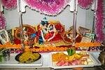 Bhog - jalebi, watermelon, apples, mosambi, mango, farsan and tambul