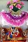 New bouquet on Mandir