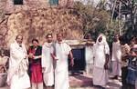 With Vaishnav co-yatris in Jhamatpur