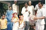 Setting out for Nagar Sankirtan