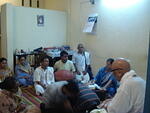 Regaling Baba with kirtans