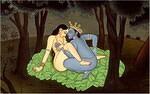 intimate Radha-Krsna