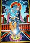 Radha-Krishna on canvas