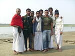 This is us on the banks of Padma
