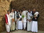 Dhaner Gola - Piled up paddy hay was a common sight in our Nabadweep home too. 