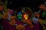 Neelu has u. surped Maharaj's rakhi, and hugging tightly